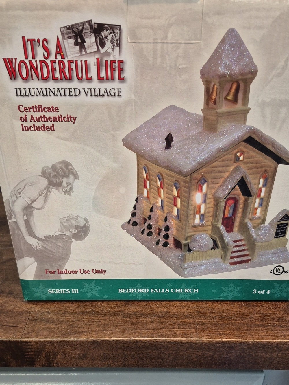 Bedford Falls Church Illuminated Holiday Village